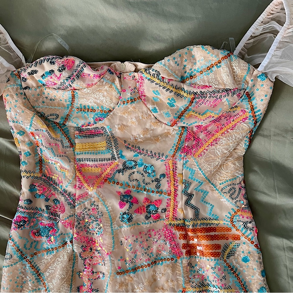 Party dress with Puff Sleeves